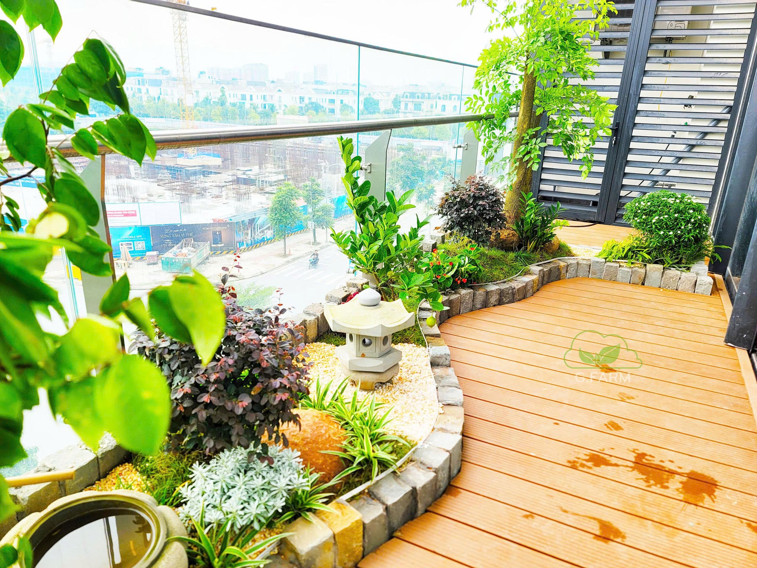 Vườn sân thượng đẹp