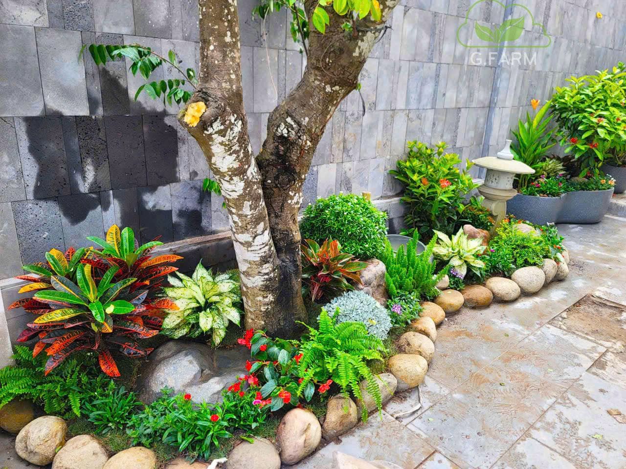 Vườn sân thượng đẹp