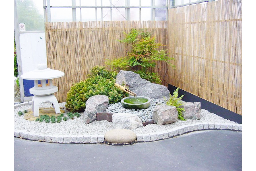 Mẫu thiết kế sân vườn Biệt thự - Phong cách Nhật (Mã GF49)