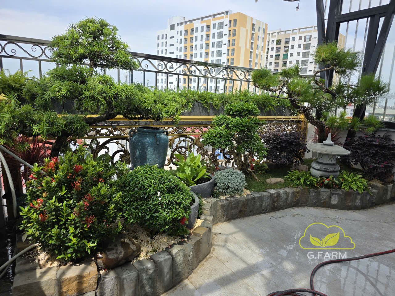 Vườn sân thượng đẹp