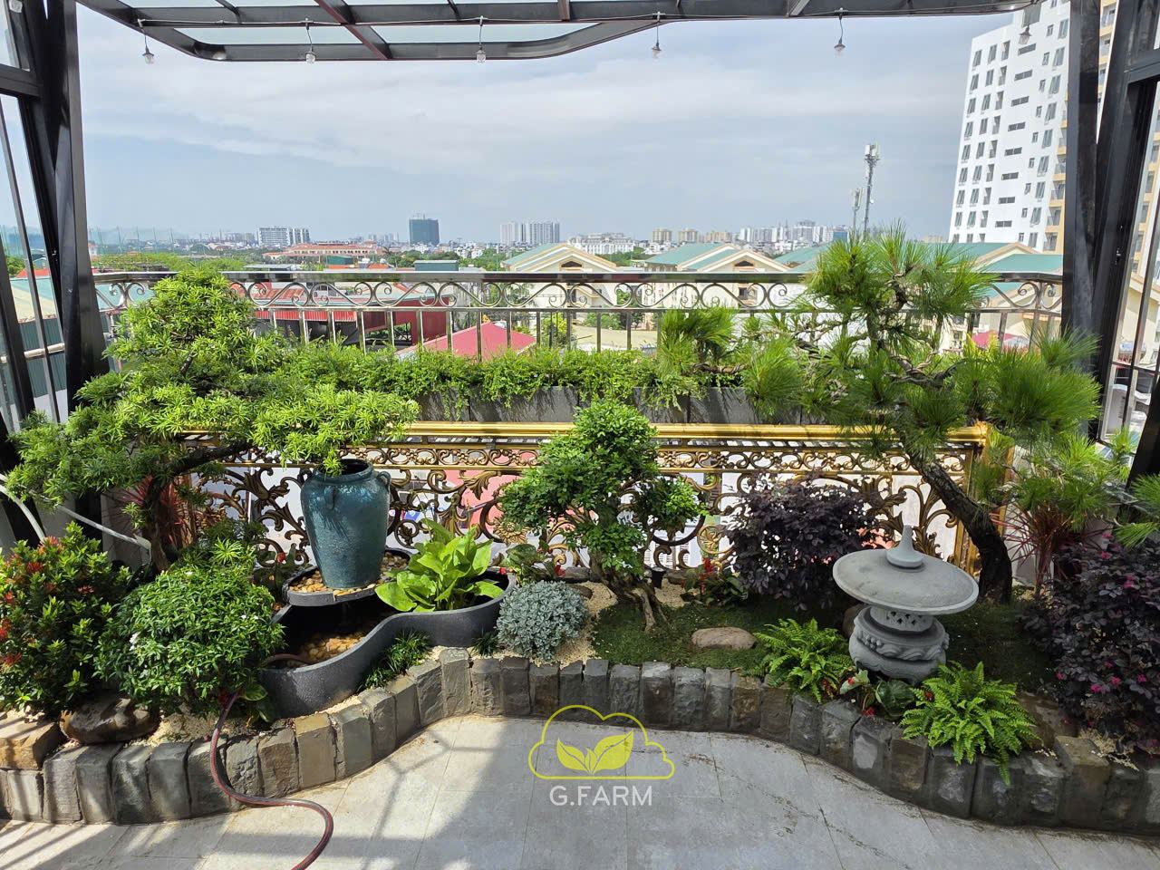 Vườn sân thượng đẹp