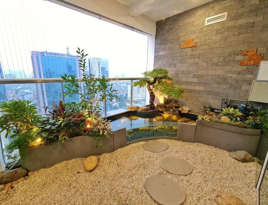 Thiết kế thi công vườn tiểu cảnh A Đức Ecopark