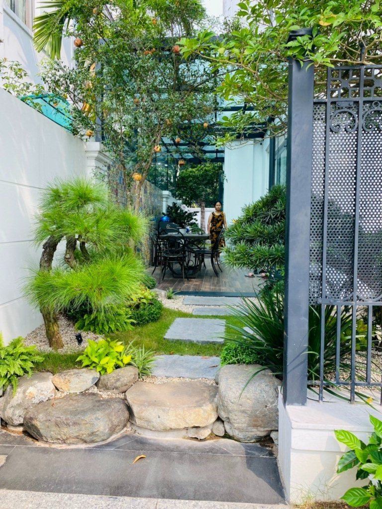 Vườn biệt thự đẹp Hà Nội