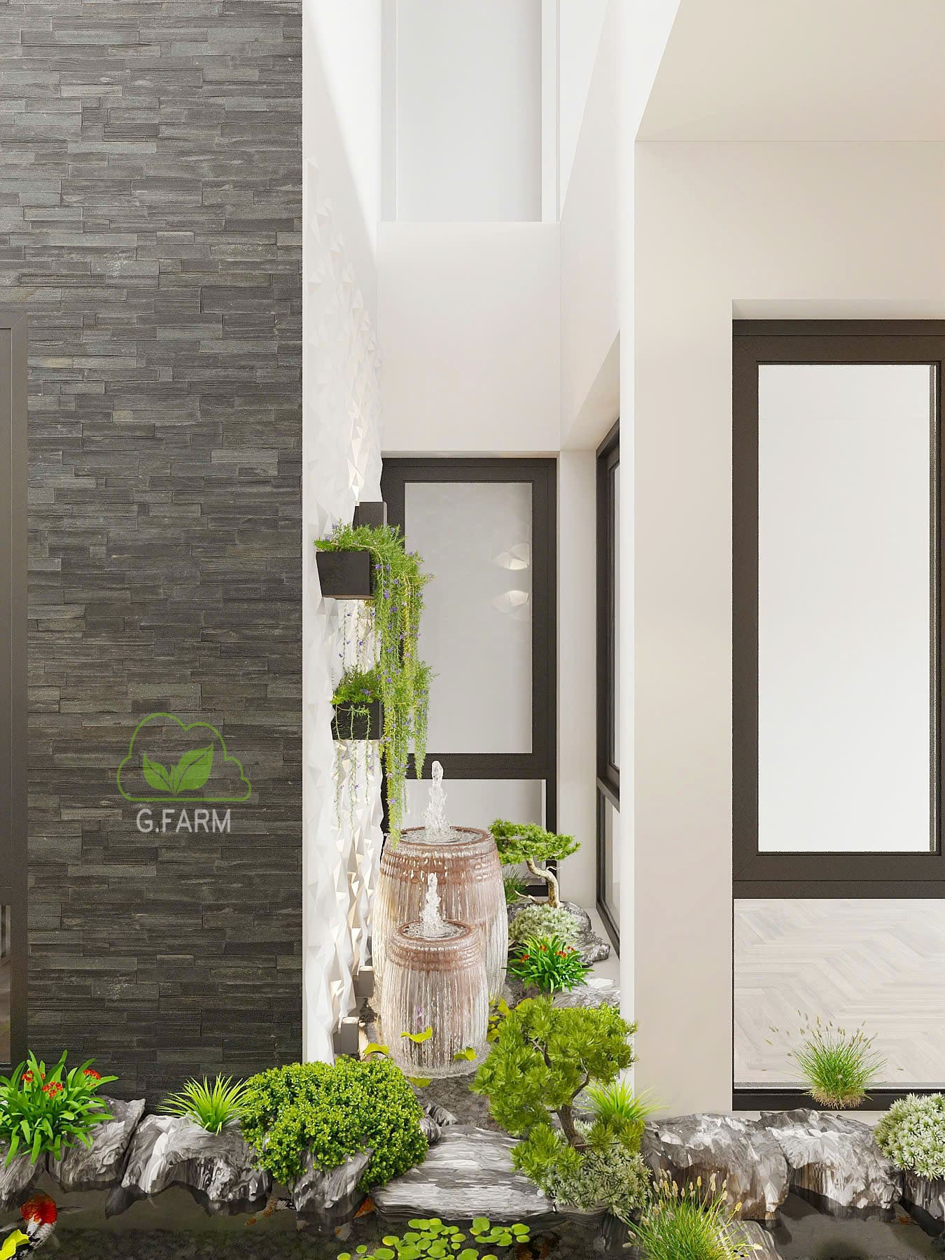 Tiểu cảnh giếng trời