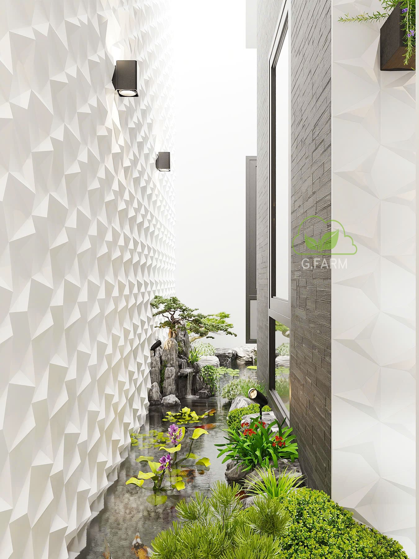 Tiểu cảnh giếng trời