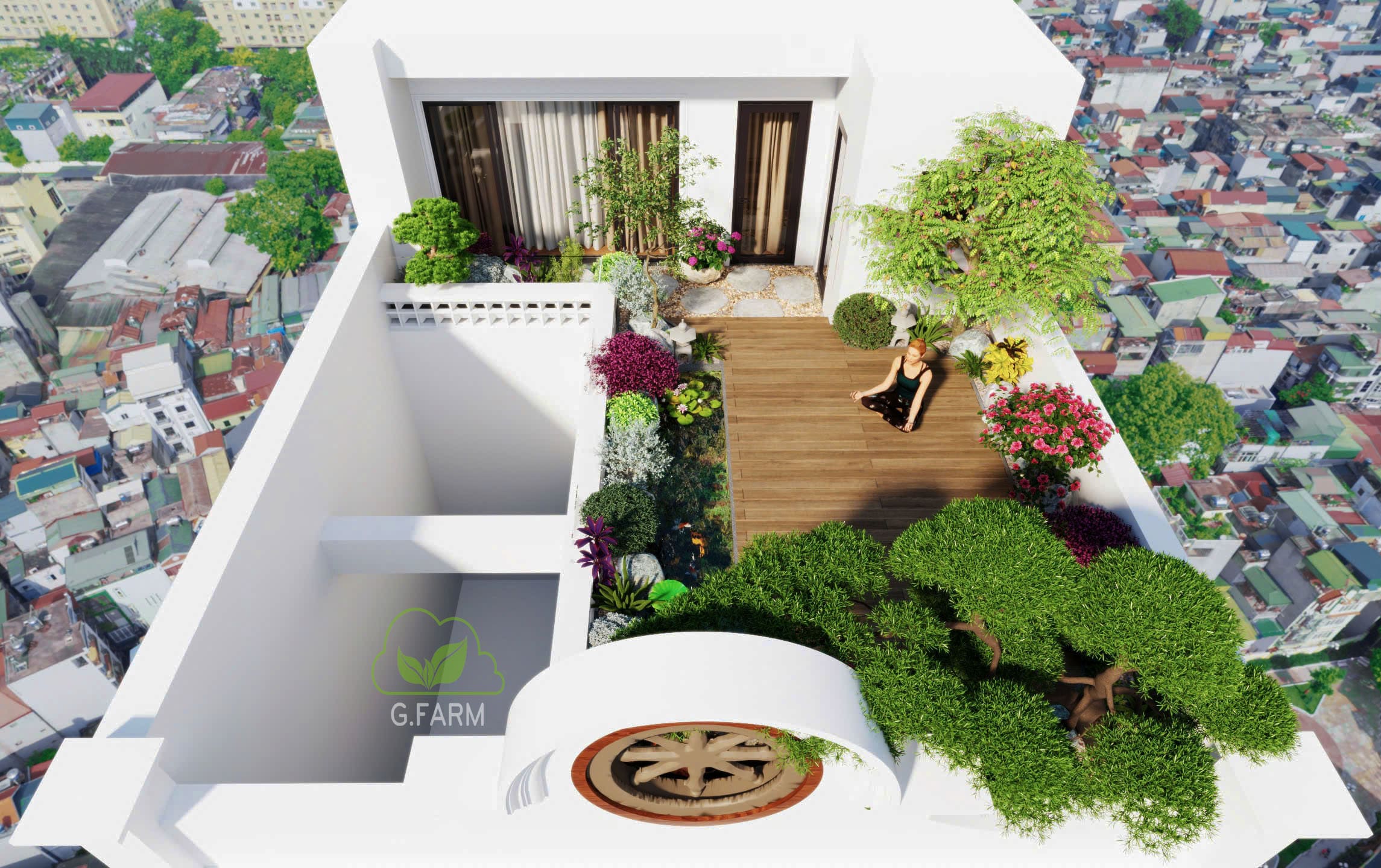 Sân vườn nhà phố