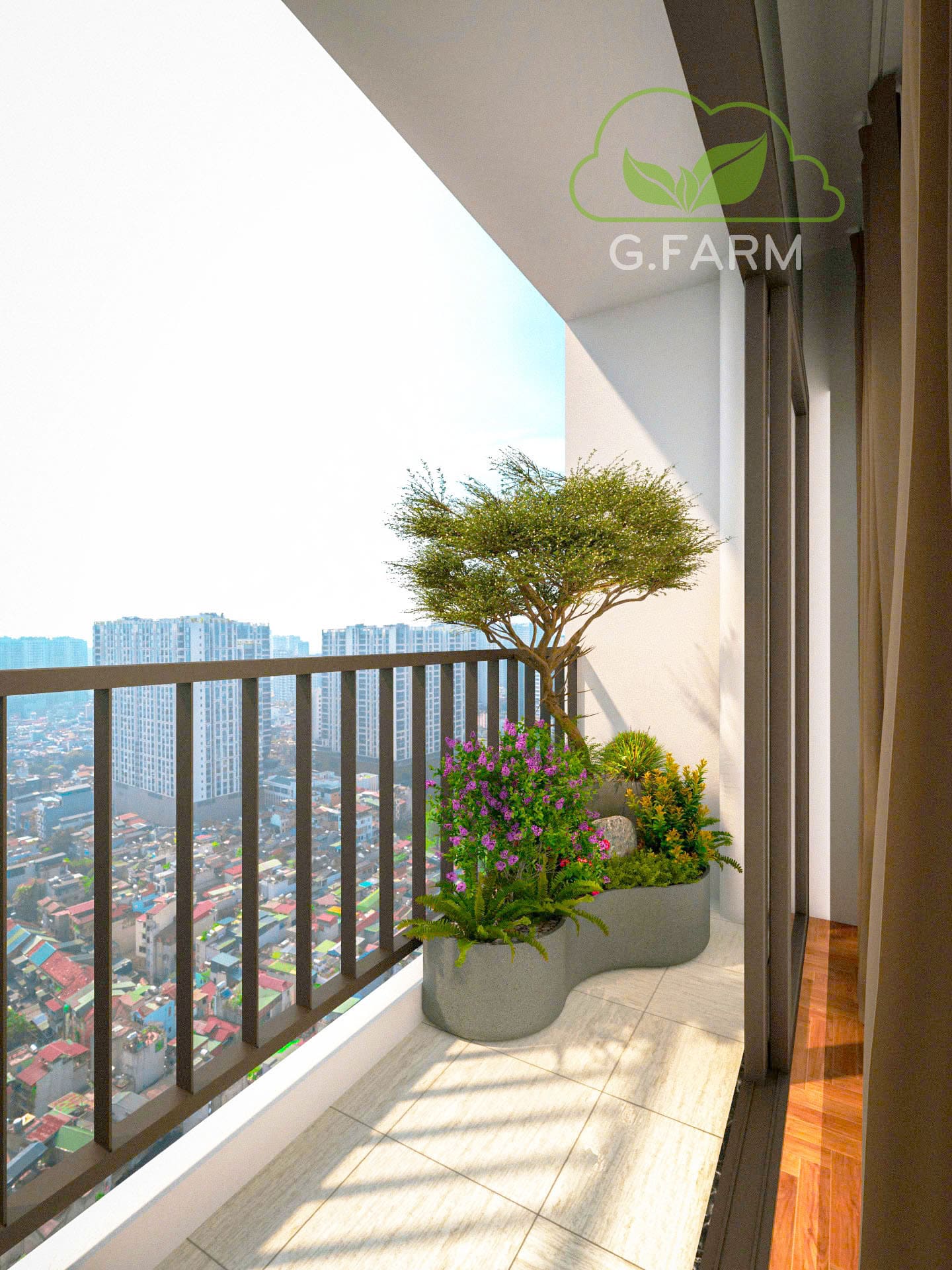 Thiết kế ban công đẹp