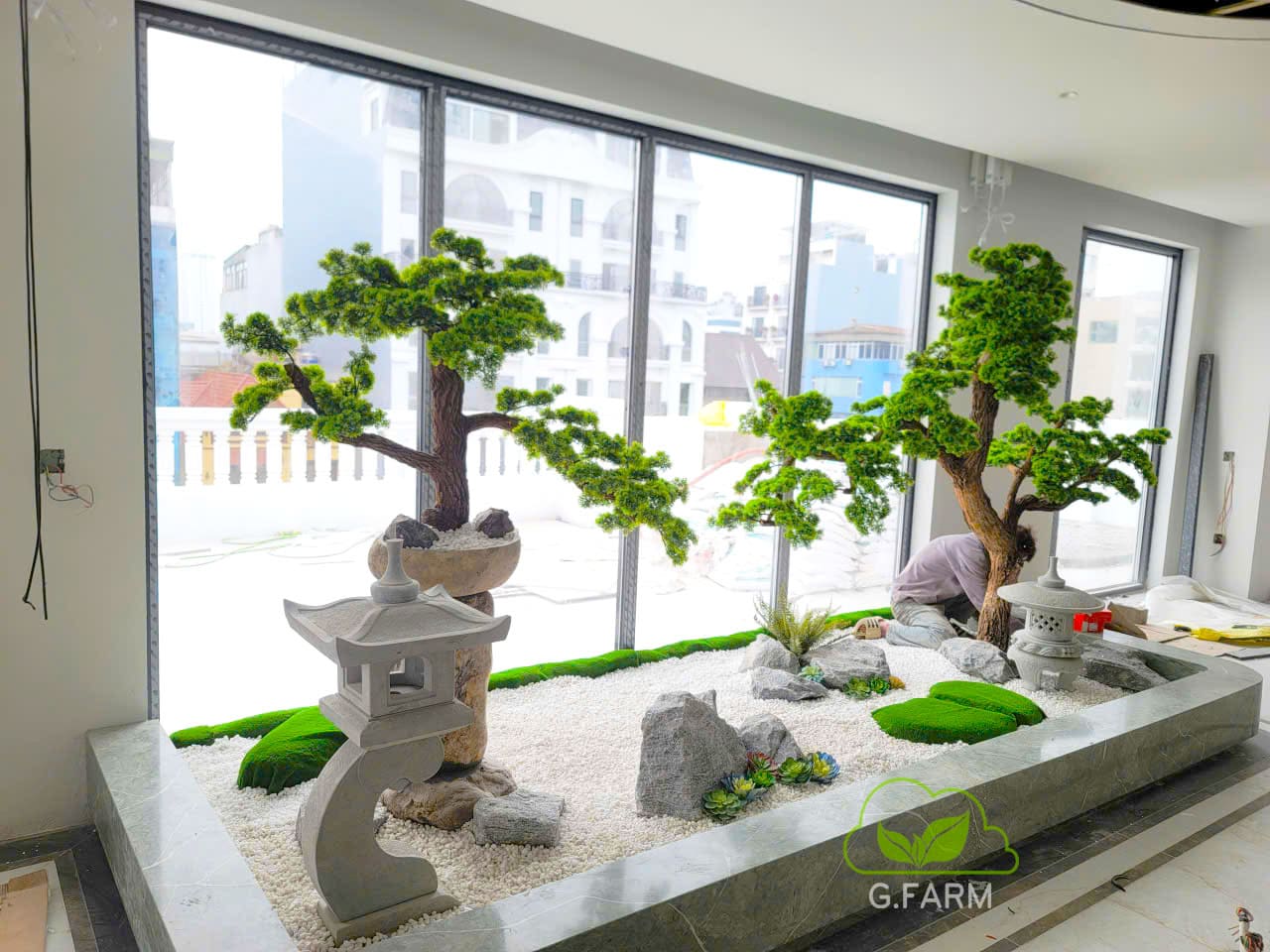 tiểu cảnh khô vườn nhật