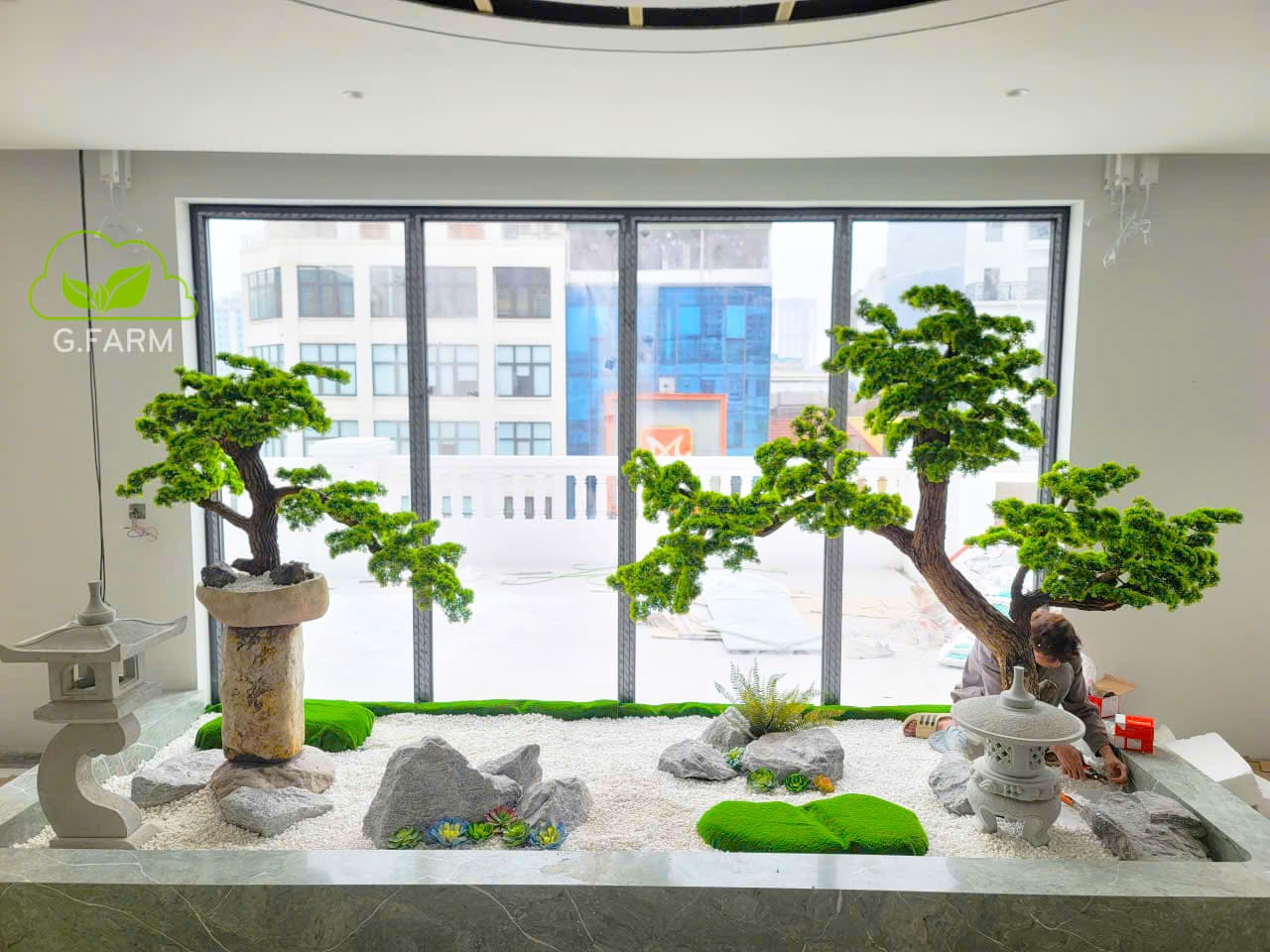 tiểu cảnh khô vườn nhật