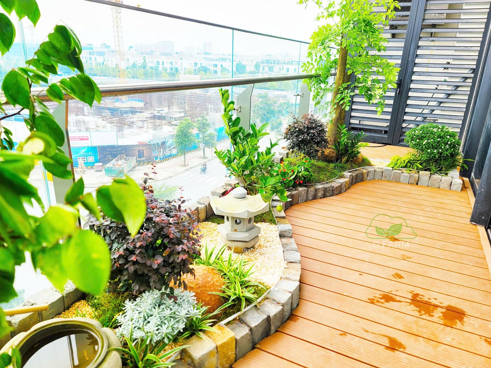 Vườn sân thượng đẹp