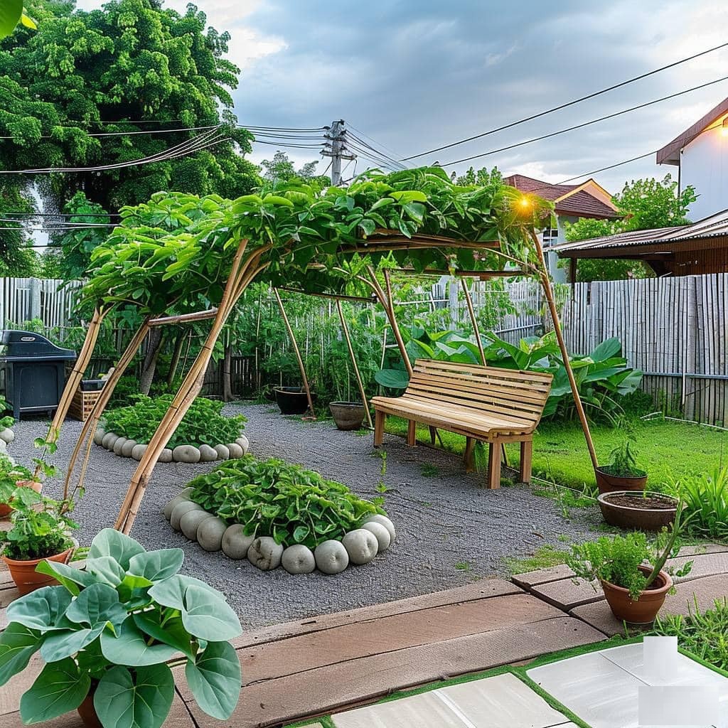 Thiết kế vườn rau xanh
