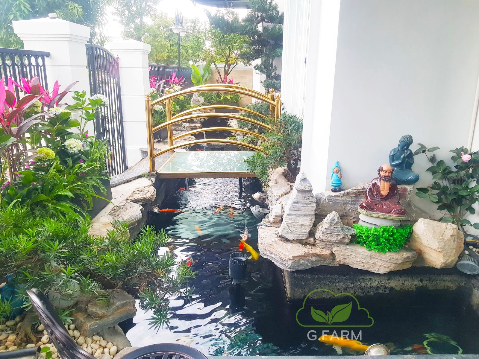 Tiểu cảnh vườn nhỏ biệt thự Vinhomes Oceanpark