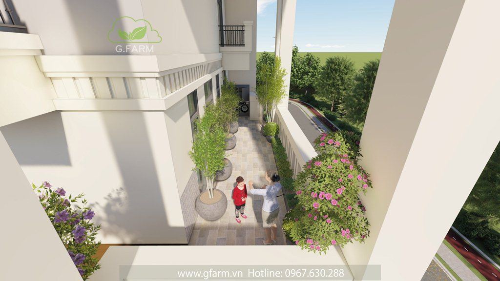 Tiểu cảnh sân penthouse